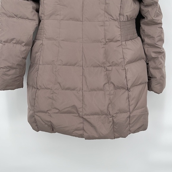 Cole Haan Women's Long Sleeve Mauve Hooded Down & Feather Jacket Size L - Picture 5 of 9